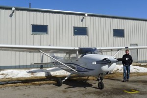 Hanging out with a Cessna 172 at CYBW