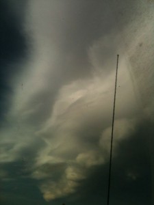 Mountain wave cloud from the edge of the rocky mountains