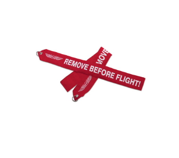 Remove Before Flight Vinyl Streamer - Red