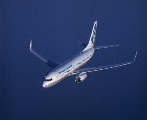 Winglets on a Boeing aircraft. Image from Boeing.com