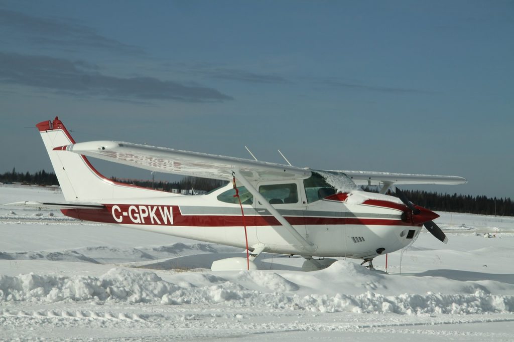 Cessna 182 in northern alberta
