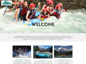 mount robson white water