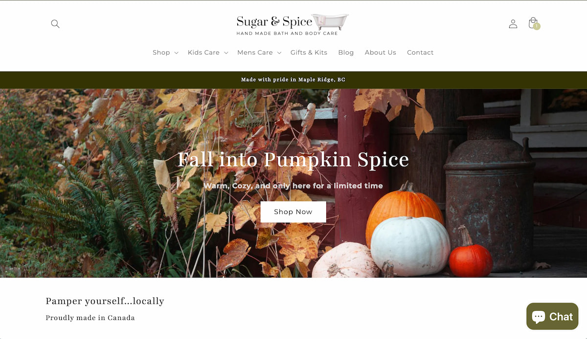 sugar and spice bath and body