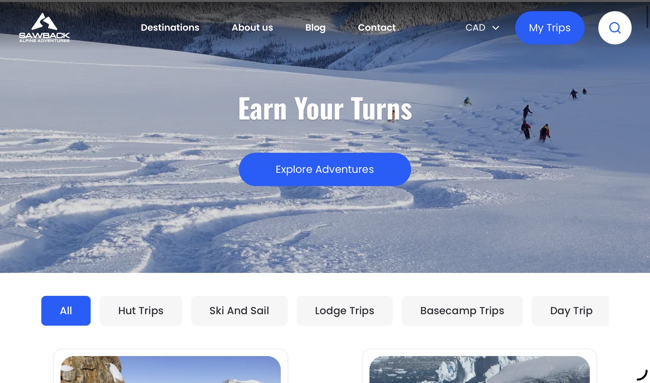 Sawback alpine adventures