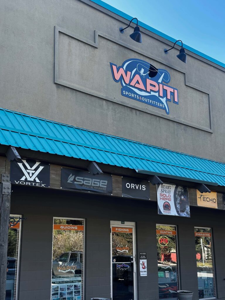 wapiti sports outside storefront canmore alberta